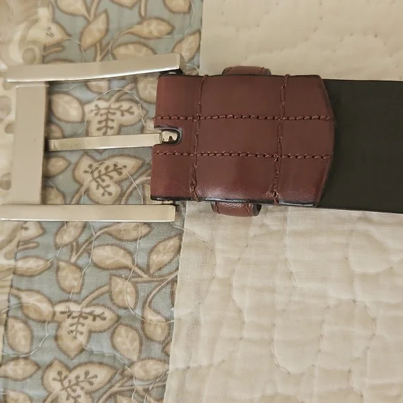 Genuine Leather Vintage Men's Brown Belt Size 36 - Picture 8 of 13